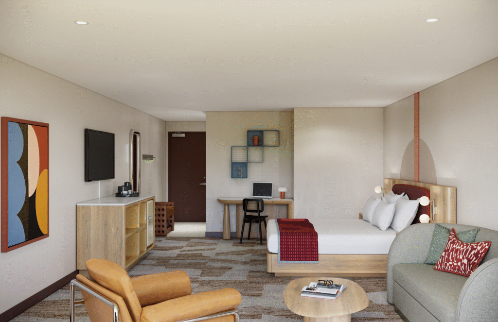 Deluxe View King + Sleeper Sofa